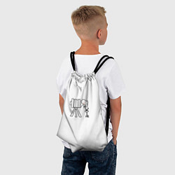 Рюкзак-мешок Старый фотоаппарат, цвет: 3D-принт — фото 2