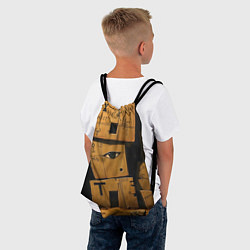 Рюкзак-мешок Глаза в каменных домах, цвет: 3D-принт — фото 2