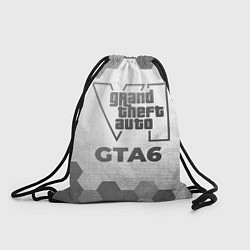 Рюкзак-мешок GTA6 - white gradient, цвет: 3D-принт