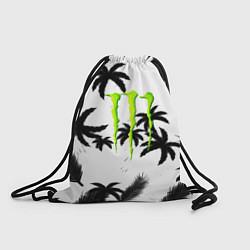 Рюкзак-мешок Monster energy пальмы, цвет: 3D-принт