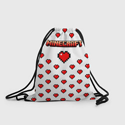 Рюкзак-мешок Minecraft любовь, цвет: 3D-принт