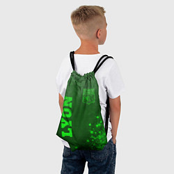 Рюкзак-мешок Lyon - green gradient вертикально, цвет: 3D-принт — фото 2