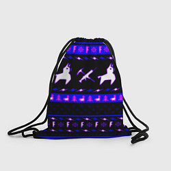 Рюкзак-мешок Fortnite neon pattern, цвет: 3D-принт