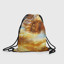 Рюкзак-мешок Блестящая золотая текстура, цвет: 3D-принт