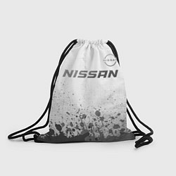 Рюкзак-мешок Nissan - white gradient посередине, цвет: 3D-принт