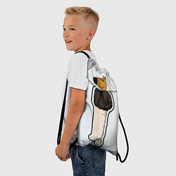 Рюкзак-мешок Чиловый парень - свидетель мем, цвет: 3D-принт — фото 2