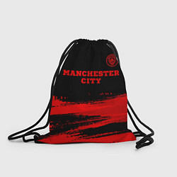 Рюкзак-мешок Manchester City - red gradient посередине, цвет: 3D-принт