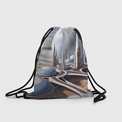 Мешок для обуви Город на другой планете