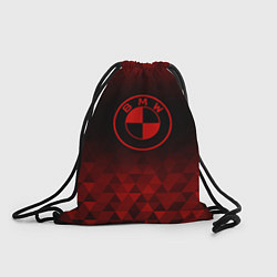 Рюкзак-мешок BMW red poly, цвет: 3D-принт