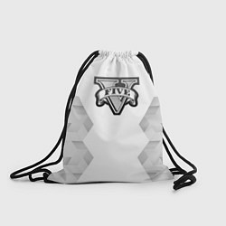 Рюкзак-мешок GTA white poly, цвет: 3D-принт