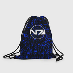 Мешок для обуви Mass Effect blue energy