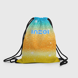 Рюкзак-мешок Inzoi лого и блестки, цвет: 3D-принт