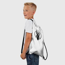 Рюкзак-мешок Dead Space white poly, цвет: 3D-принт — фото 2