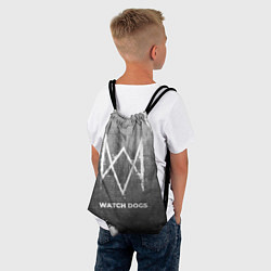 Рюкзак-мешок Watch Dogs - grey gradient, цвет: 3D-принт — фото 2