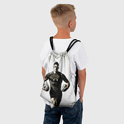 Рюкзак-мешок Регбист с двумя мячами, цвет: 3D-принт — фото 2