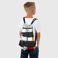 Рюкзак-мешок В стиле пита мондриана, цвет: 3D-принт — фото 2