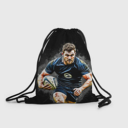 Мешок для обуви Регбист на черном