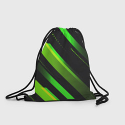 Мешок для обуви Color black green