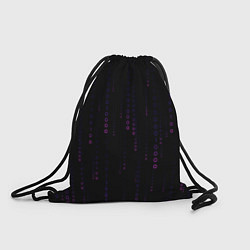 Рюкзак-мешок Color black pink, цвет: 3D-принт