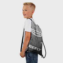 Рюкзак-мешок Geely - grey gradient по-центру, цвет: 3D-принт — фото 2