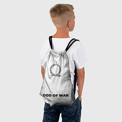 Рюкзак-мешок God of War - white gradient по-центру, цвет: 3D-принт — фото 2