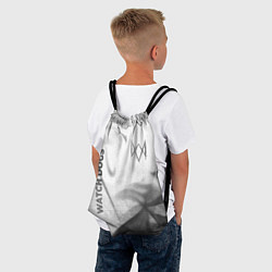 Рюкзак-мешок Watch Dogs - white gradient вертикально, цвет: 3D-принт — фото 2