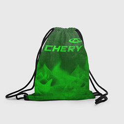 Мешок для обуви Chery - green gradient посередине