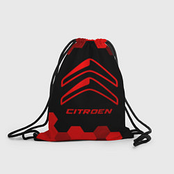 Рюкзак-мешок Citroen - red gradient, цвет: 3D-принт