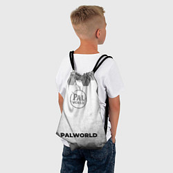 Рюкзак-мешок Palworld - white gradient по-центру, цвет: 3D-принт — фото 2
