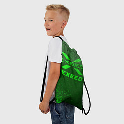 Рюкзак-мешок Exeed - green gradient, цвет: 3D-принт — фото 2