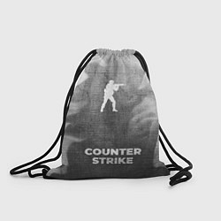 Рюкзак-мешок Counter Strike - grey gradient по-центру, цвет: 3D-принт