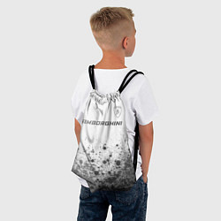 Рюкзак-мешок Lamborghini - white gradient посередине, цвет: 3D-принт — фото 2
