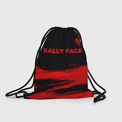 Рюкзак-мешок Sally Face - red gradient посередине, цвет: 3D-принт