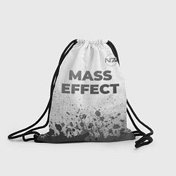 Рюкзак-мешок Mass Effect - white gradient посередине, цвет: 3D-принт