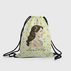 Рюкзак-мешок Lana Del Rey в ретро стиле, цвет: 3D-принт