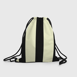 Рюкзак-мешок Color black beige line, цвет: 3D-принт