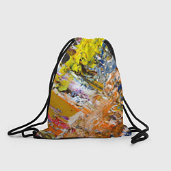Мешок для обуви Живая Абстракция: Поток Цветов и Форм в Постоянном