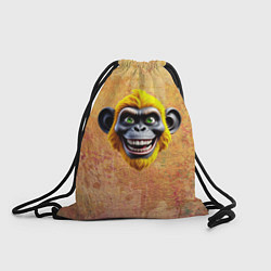 Мешок для обуви Желтая сумасшедшая обезьяна