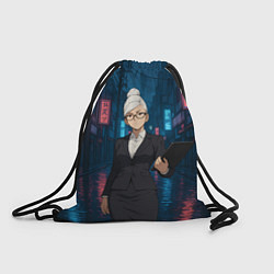 Мешок для обуви Dandadan Seiko в городе с планшетом