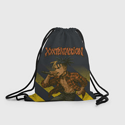 Рюкзак-мешок XXXTentacion с микрофоном в аниме стиле, цвет: 3D-принт