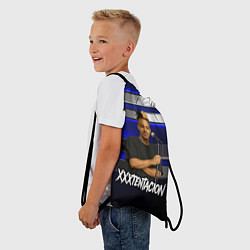 Рюкзак-мешок XXXTentacion с микрофоном довольный, цвет: 3D-принт — фото 2