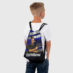 Рюкзак-мешок XXXTentacion с микрофоном довольный, цвет: 3D-принт — фото 2