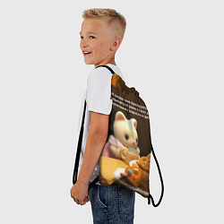 Рюкзак-мешок Просыпаться ради глупых дел, цвет: 3D-принт — фото 2