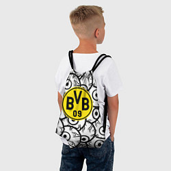 Рюкзак-мешок Borussia глаза текстура, цвет: 3D-принт — фото 2