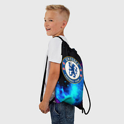 Рюкзак-мешок Челси неоновый космос, цвет: 3D-принт — фото 2