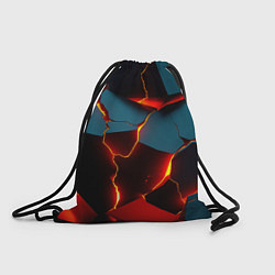 Рюкзак-мешок Orange glow, цвет: 3D-принт