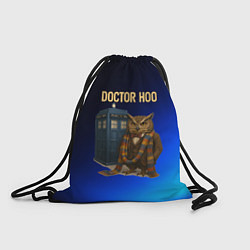 Рюкзак-мешок Doctor Hoo сова у телефонной будки, цвет: 3D-принт