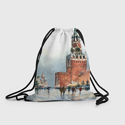 Мешок для обуви Новогодний Кремль
