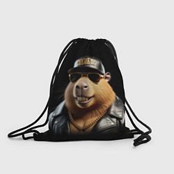 Мешок для обуви Капибара в бейсболке