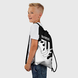 Рюкзак-мешок Ювентус огонь текстура, цвет: 3D-принт — фото 2